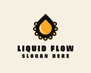 Liquid Fuel Droplet logo design