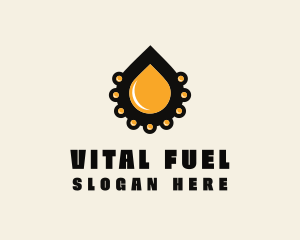 Liquid Fuel Droplet logo design