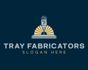 Laser Technology Fabrication logo design