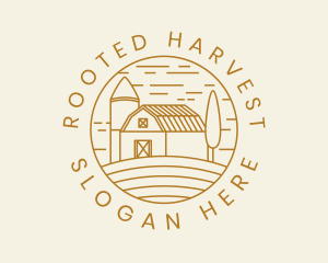 Agricultural Farm Field logo design