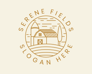 Agricultural Farm Field logo design