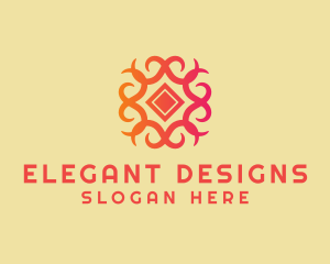 Ornate Decor Tile  logo design