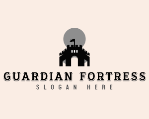 Castle Fortress Gate logo design