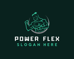 Bodybuilding Physique Training  logo design