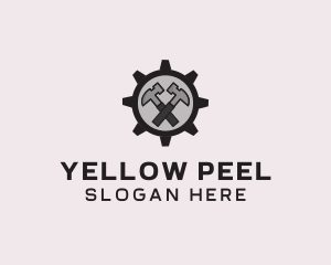 Hammer Cog Tool logo design