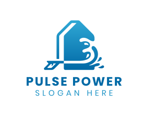 Power Washer Cleaning logo design