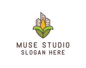 Rural Corn Building logo design