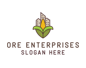 Rural Corn Building logo design