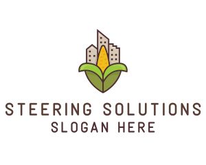 Rural Corn Building logo design