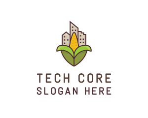 Rural Corn Building logo design