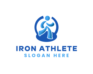 Jogger Marathon Athlete logo design