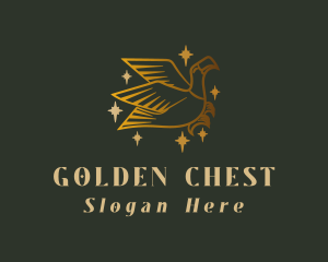 Golden Eagle Bird  logo design