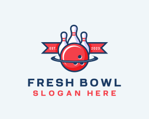 Bowling Sports Tournament logo design