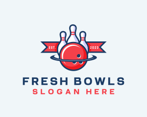 Bowling Sports Tournament logo design