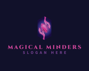 Mystic Crystal Hand  logo design