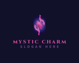 Mystic Crystal Hand  logo design