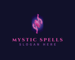 Mystic Crystal Hand  logo design