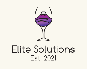 Mountain Wine Glass logo