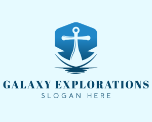 Blue Anchor Navy logo design