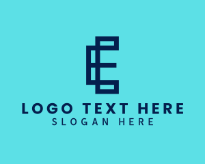 Professional Architect Letter E  logo design