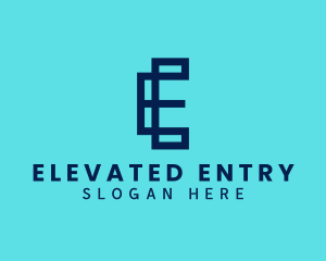 Professional Architect Letter E  logo design