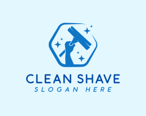 Squeegee Cleaning Tool logo design