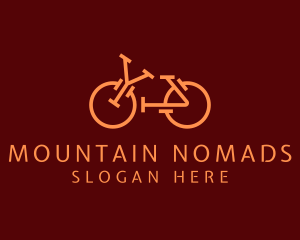 Minimalist Bicycle Letter YA  logo