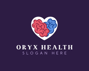 Heart Mental Health logo design