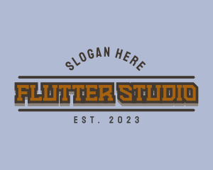 Retro Masculine Studio logo design