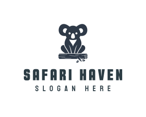 Koala Animal Safari logo design