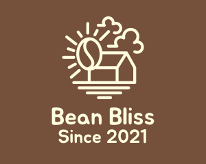 House Realty Coffee Bean logo design