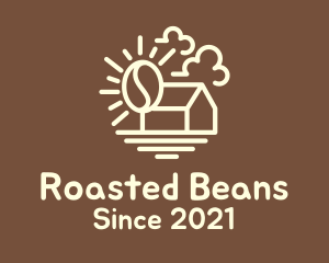 House Realty Coffee Bean logo design