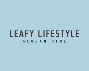 Masculine Lifestyle Brand logo design