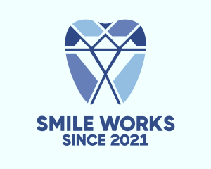 Diamond Dental Dentist Tooth logo