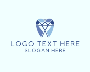 Diamond Dental Dentist Tooth logo