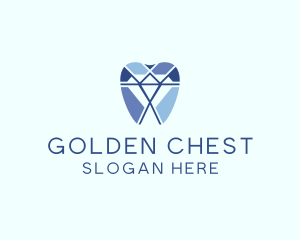 Diamond Dental Dentist Tooth logo design