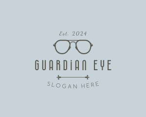 Premium Optical Eyeglasses logo design