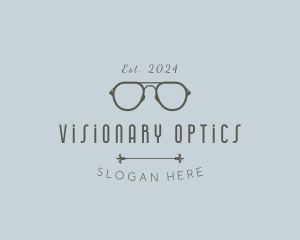 Premium Optical Eyeglasses logo design