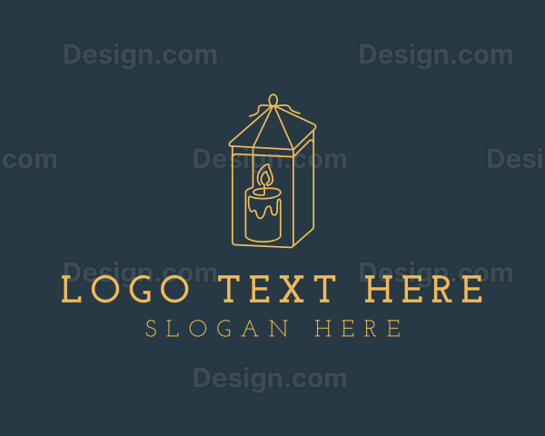 Decor Candle Lantern Logo