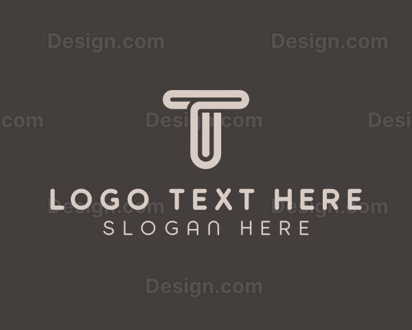 Startup Agency Letter T Logo