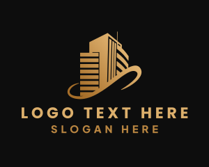 Gold High Rise Building logo