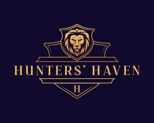 Luxury Lion Security logo design