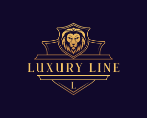 Luxury Lion Security logo design