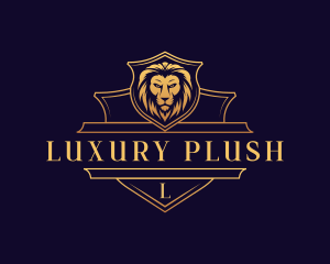 Luxury Lion Security logo design