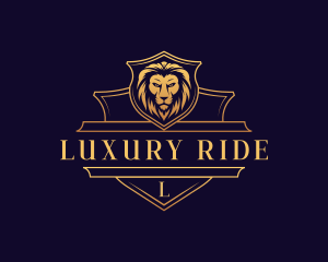 Luxury Lion Security logo design