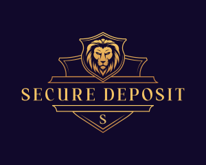 Luxury Lion Security logo design