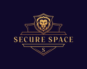 Luxury Lion Security logo design