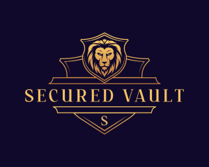 Luxury Lion Security logo design