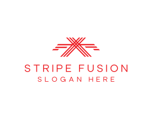 Generic Stripe Letter X logo