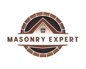 Brick Tiles Roofing logo design